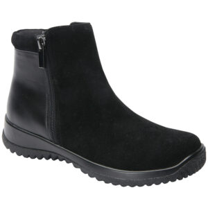 Drew - Kool Black Suede Leather Boots