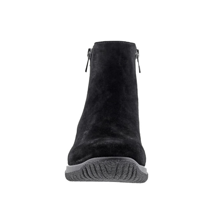 Drew - Kool Black Suede Leather Orthopedic Boots