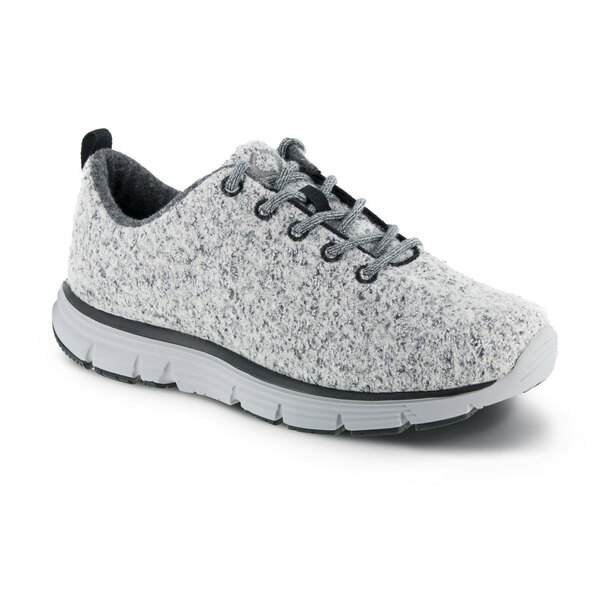 Apex - Natural Wool Knit Casual Shoe (Light Grey)