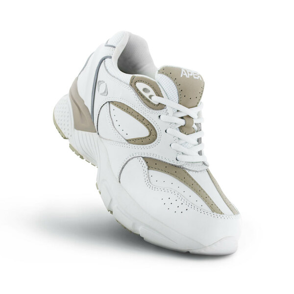 Apex - Lace Walking Shoe (White Grey)