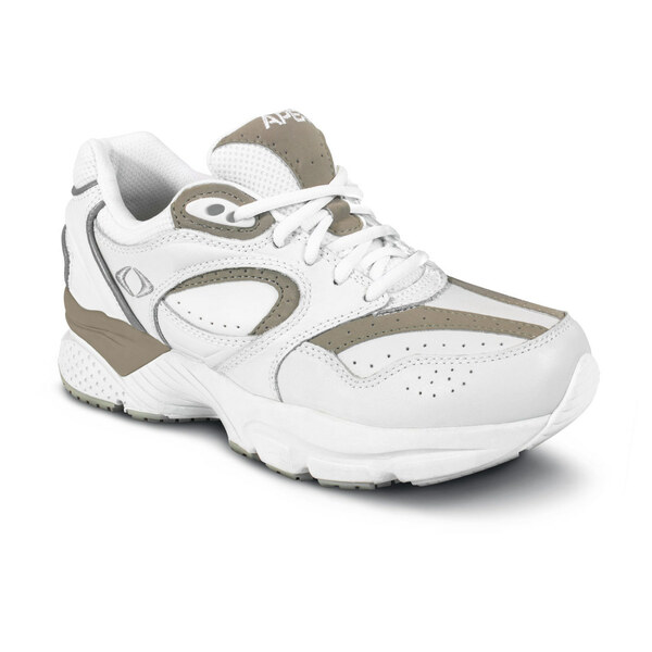 Apex - Lace Walking Shoe (White Grey)