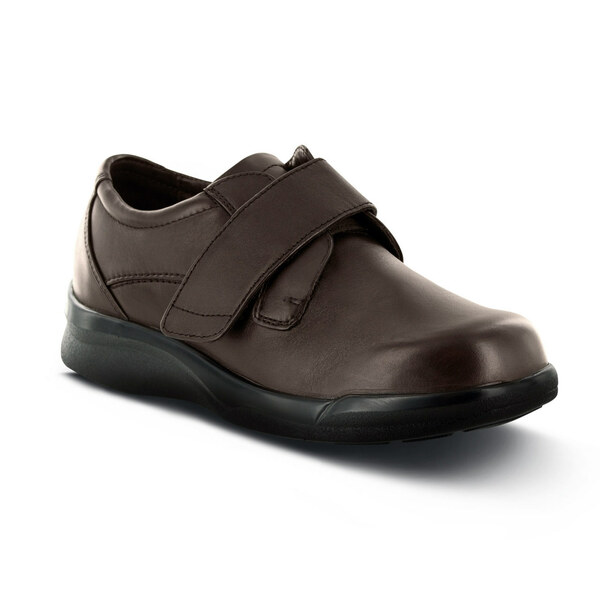 Apex - Biomechanical Single Strap Casual Shoe (Brown)