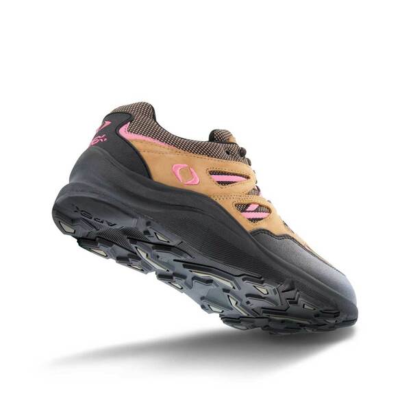 Apex - Trail Runner Active Shoe (Sierra Brown / Pink)