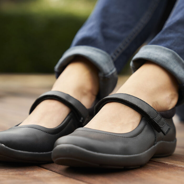 Anodyne - No. 33 Casual Mary Jane Stretch (Black)