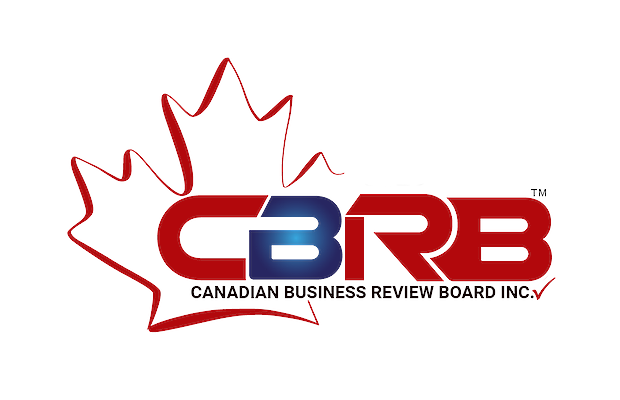CBRB Best Businesses in Canada Verification Certificate